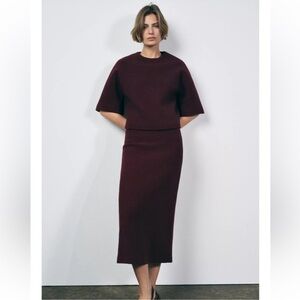 NWT ZARA 100% WOOL SET ZW COLLECTION SIZE XS